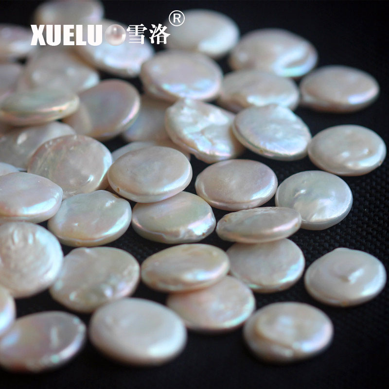18-20mm Large Coin Freshwater Loose Pearls Beads(XL110020)