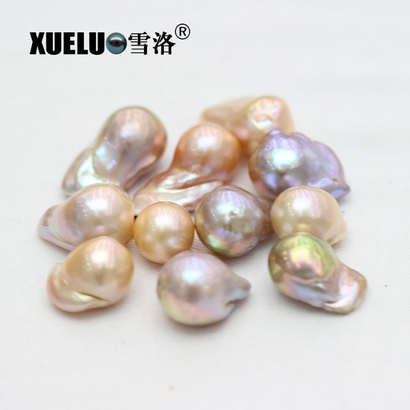 13-16mm Multi-color Large Baroque Freshwater Loose Pearls Beads(XL110009)