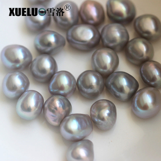 Big Nugget Baroque Grey Freshwater Loose Pearls Beads(XL110007)