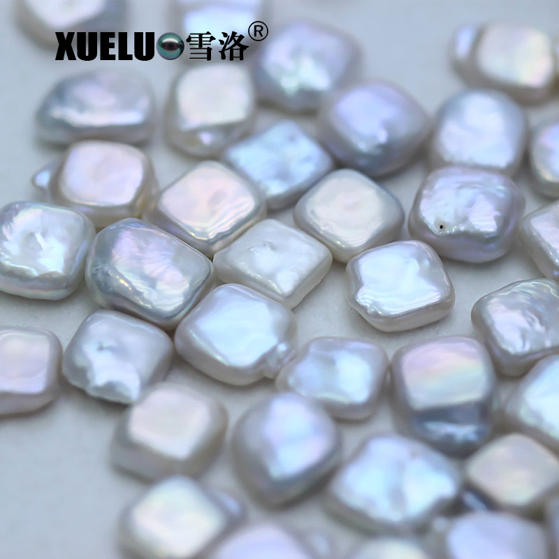 10*10mm Small Square Freshwater Loose Pearls Beads (XL110024)