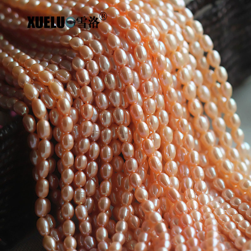 5-6mm White Drop Natural Cultured Freshwater Pearl Strings Wholesale (XL180106) 