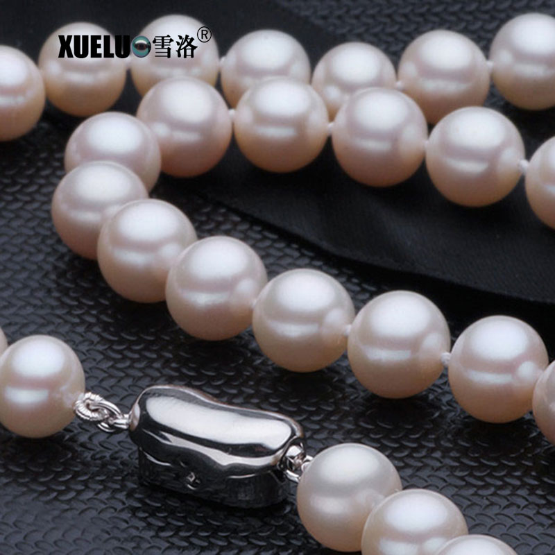  10-11mm Classic AAA Quality Perfect Round White Freshwater Pearl Necklace（XL120086）