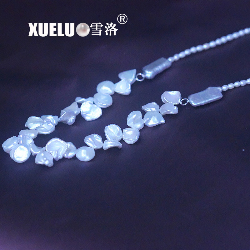 Fashion Gorgeous Original Natural Fresh Water Pearl Necklace Design (XL120056) 