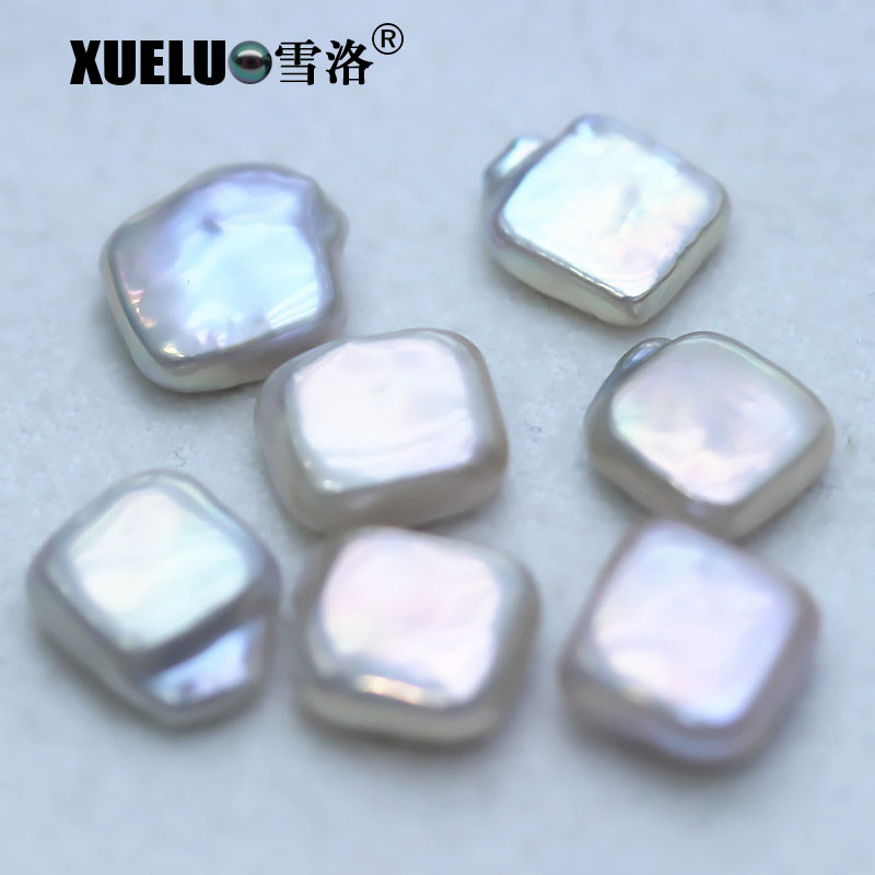 10*10mm Small Square Freshwater Loose Pearls Beads (XL110024)