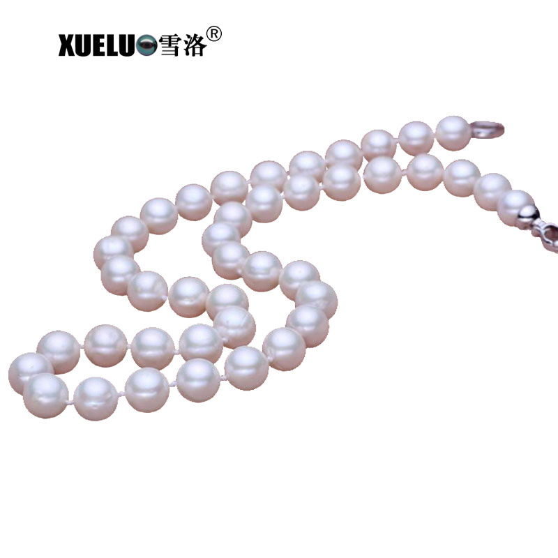 Very Round Natural Cultured Freshwater Pearl Classic Choker Necklace (XL120080)