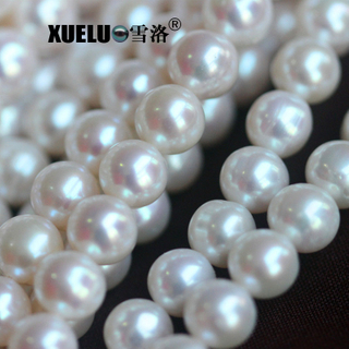 8-9mm White Freshwater Cultured Pearls Strings Material Wholesale, Zhuji Pearls (XL180088) 