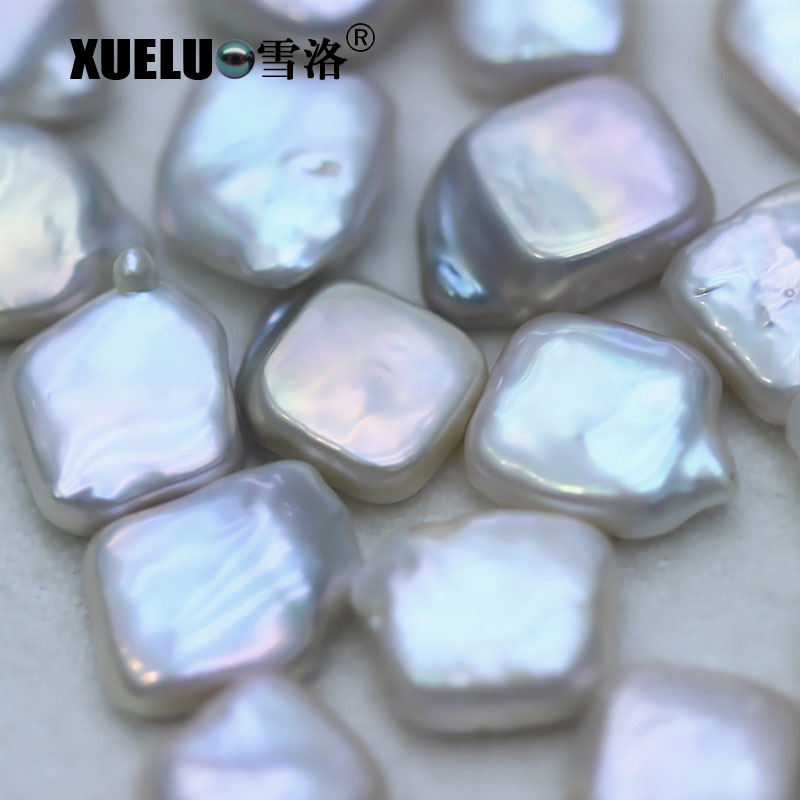 10*10mm Small Square Freshwater Loose Pearls Beads (XL110024)