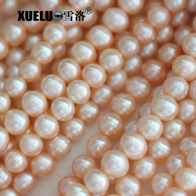 7-8mm Cheap Round Natural Cultured Freshwater Pearl Strings Farm (XL180017)