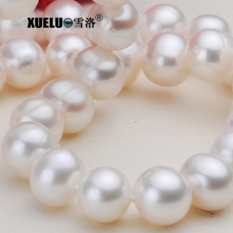 Very Round Natural Cultured Freshwater Pearl Classic Choker Necklace (XL120080)