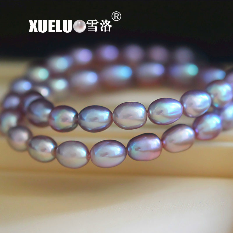 8-9mm Classic Lavender Freshwater Pearl Necklace（XL120049）