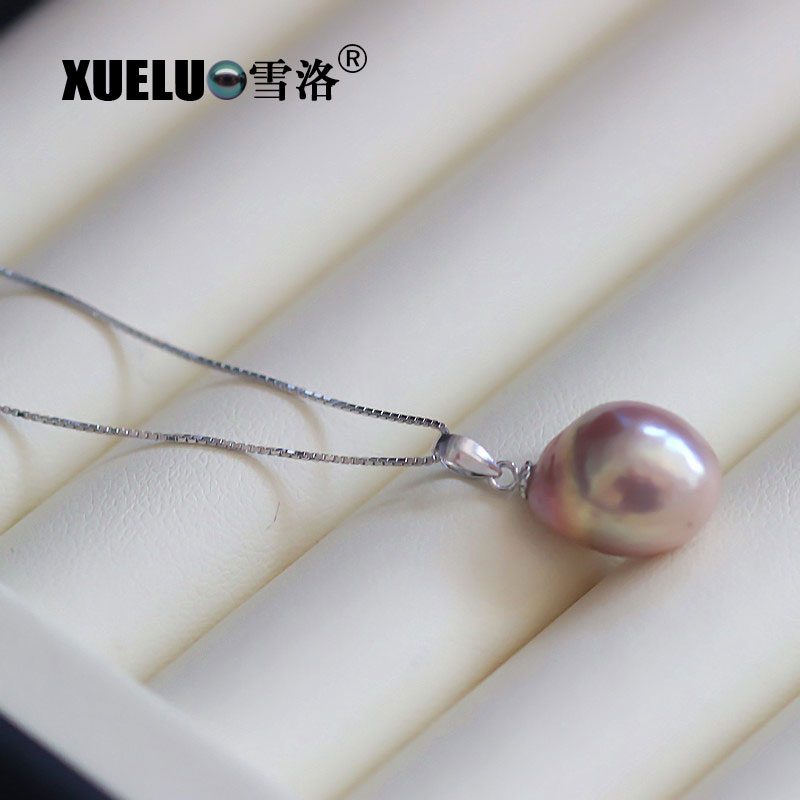 Pearl Necklace Jewelry Baroque Natural Cultured Freshwater Pearls Pendant (XL120037) 