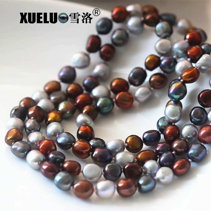  Lovely Fashion Pearl Jewelry Natural Freshwater Pearl Necklace (XL120034) 