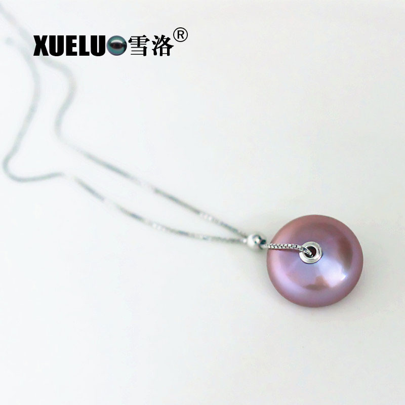 Charming Jewelry Fashion Coin Natural Freshwater Pearl Necklace (XL120040) 