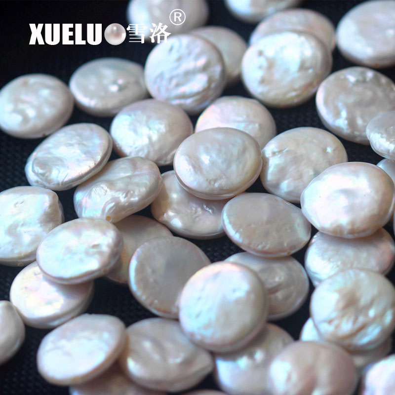 18-20mm Large Coin Freshwater Loose Pearls Beads(XL110020)