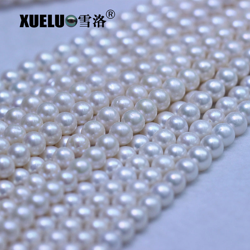 9-10mm AA Quality Very Round Natural Cultured Real Freshwater Pearls (XL180103) 