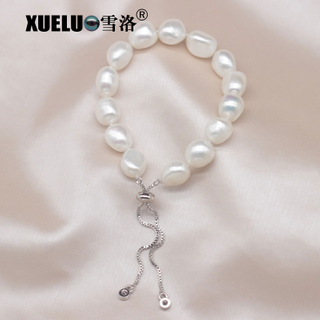 Fashion Baroque Real Natural Cultured Fresh Water Pearl Bracelet Jewelry(XL150137)