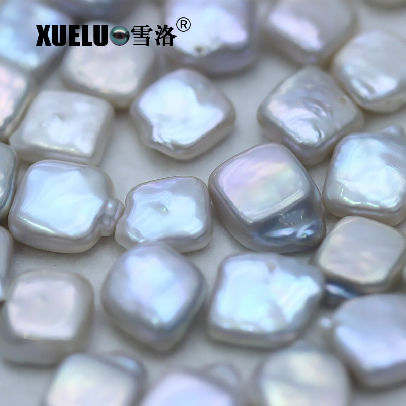 10*10mm Small Square Freshwater Loose Pearls Beads (XL110024)