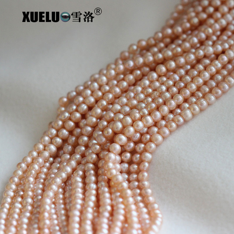 7-8mm Cheap Lavender Natural Real Cultured Freshwater Pearl Strings (XL180008)