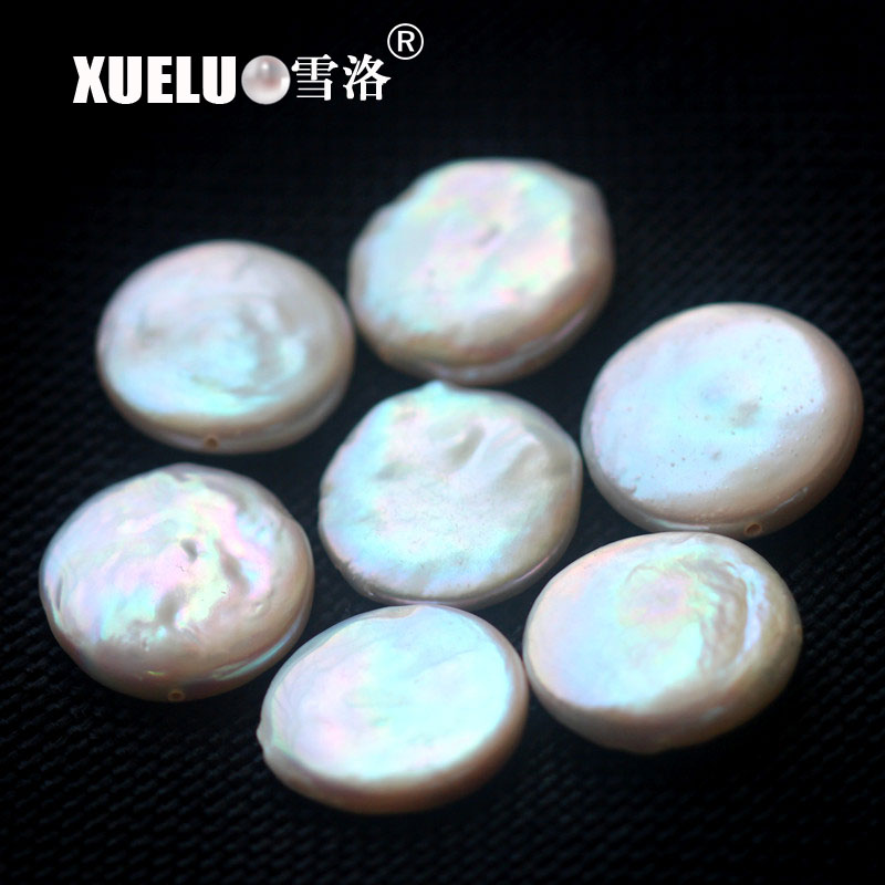 18-20mm Large Coin Freshwater Loose Pearls Beads(XL110020)