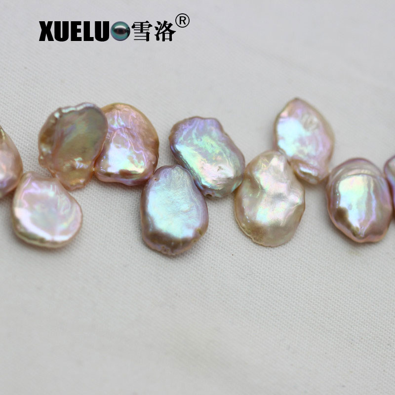 AAA High Quality Natural Genuine Cultured Freshwater Keshi Baroque Pearl Strings (XL190029)