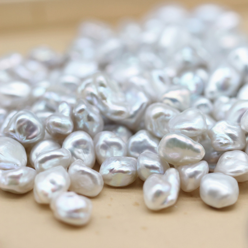 Natural Baroque Keshi Cultured Freshwater Loose Pearls (XL110054)