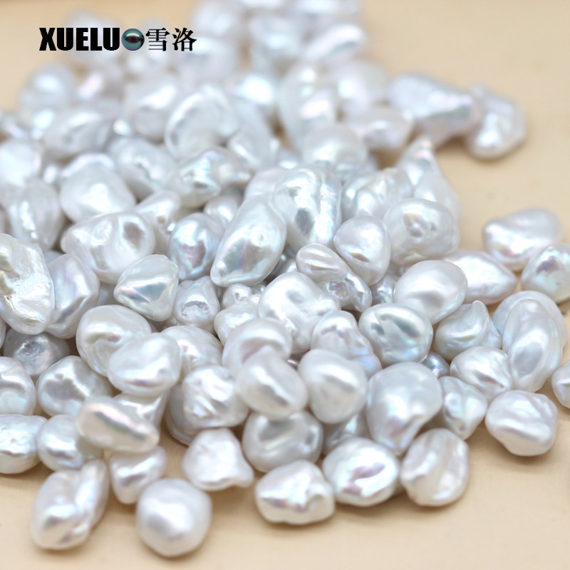 8-9mm Keshi Baroque White Freshwater Loose Pearls Beads(XL110054)