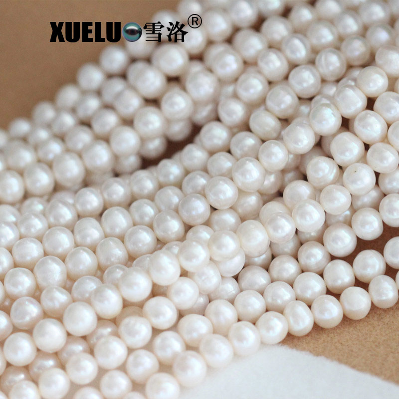 8-9mm Ab Natural Genuine Round Cultured Freshwater Pearl Strings, Zhuji Pearl (XL180018)