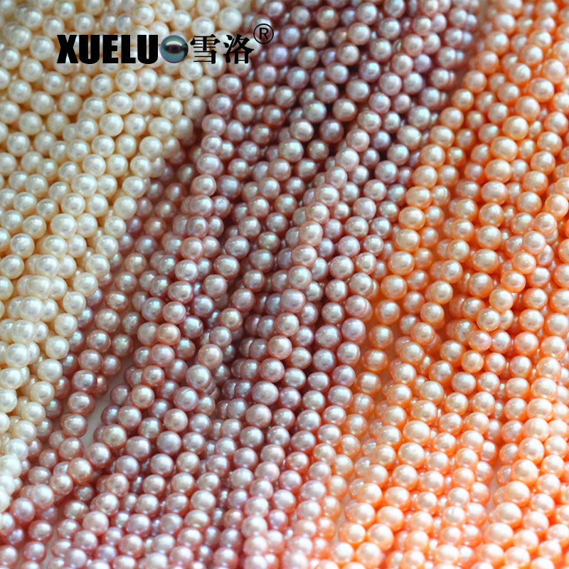 7-8mm Cheap Round Natural Cultured Freshwater Pearl Strings Farm (XL180017)