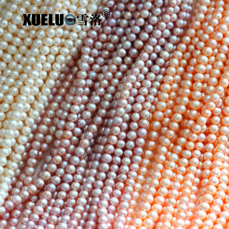 7-8mm Cheap Round Natural Cultured Freshwater Pearl Strings Farm (XL180017)