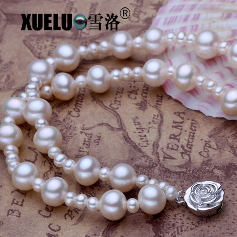 Fashion Natural Cultured Freshwater Pearls Bracelet Wholesale (XL150030)