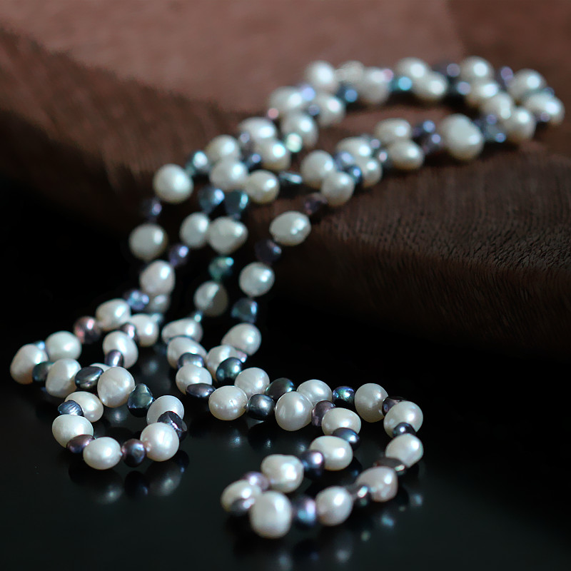  Fashion Freshwater Pearl Necklace(XL120003)