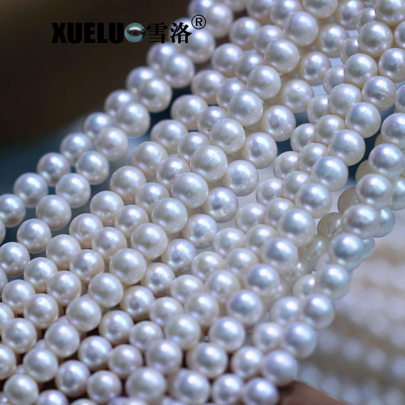 9-10mm AA Quality Very Round Natural Cultured Real Freshwater Pearls (XL180103) 