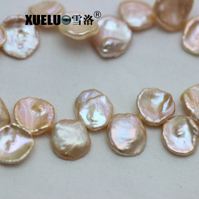 AAA High Quality Natural Genuine Cultured Freshwater Keshi Baroque Pearl Strings (XL190029)