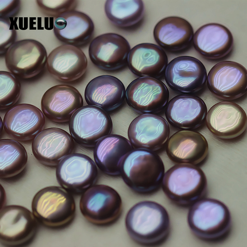 Big Coin Baroque Colorful Freshwater Loose Pearl Beads(XL110002)