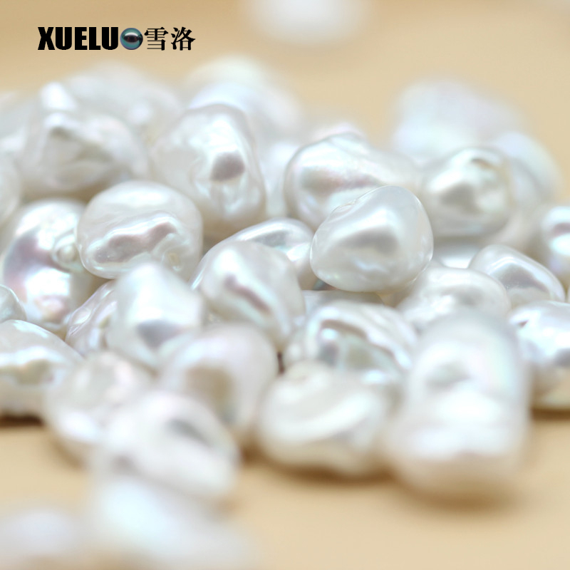 8-9mm Keshi Baroque White Freshwater Loose Pearls Beads(XL110054)