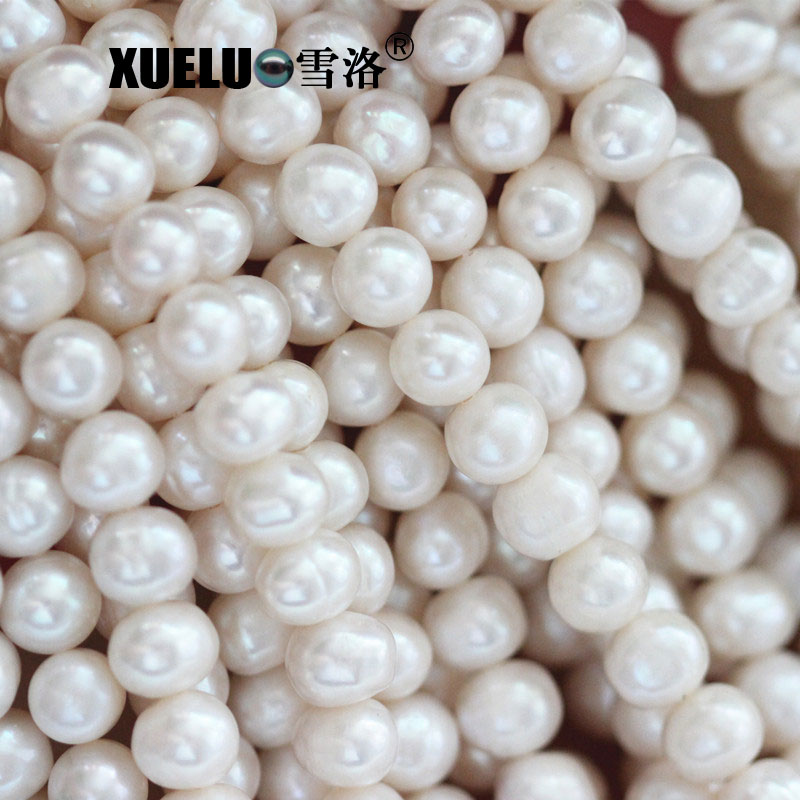 8-9mm Ab Natural Genuine Round Cultured Freshwater Pearl Strings, Zhuji Pearl (XL180018)
