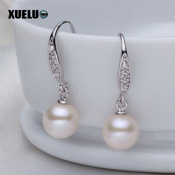  Fashion Natural Cultured Freshwater Pearl Earrings (XL140005)