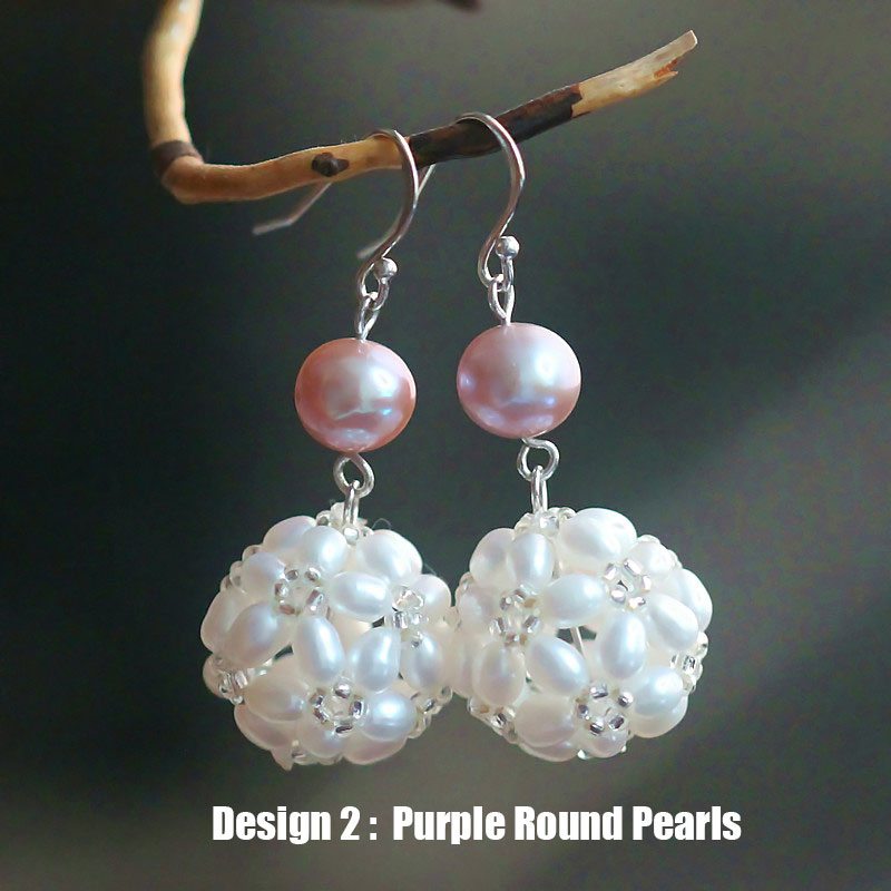 Fashion Real Cultured Freshwater Pearl Earrings (XL140066)