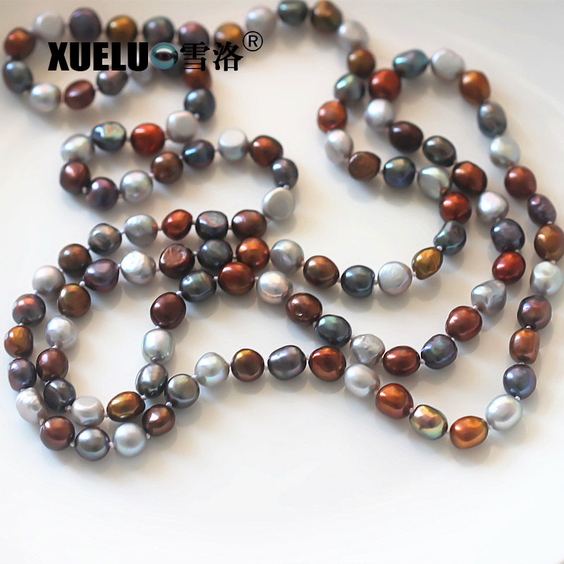  Lovely Fashion Pearl Jewelry Natural Freshwater Pearl Necklace (XL120034) 