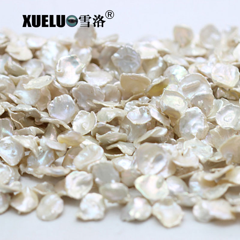 14-15mm AAA Keshi Baroque Natural Genuine Baroque Freshwater Pearl Strings (XL190030)