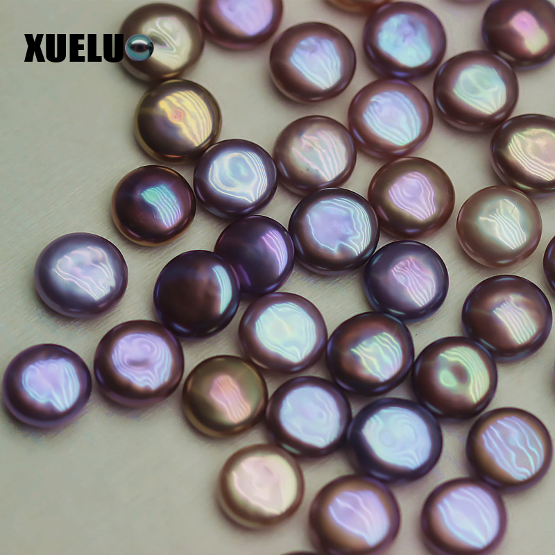 Big Coin Baroque Colorful Freshwater Loose Pearl Beads(XL110002)