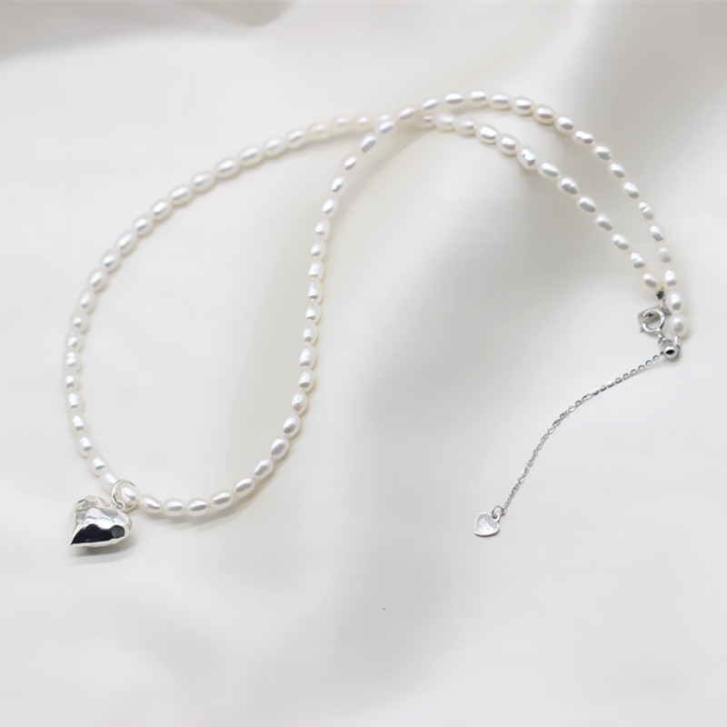 Freshwater Pearl Pendant Necklace with Pendant（XL120102)
