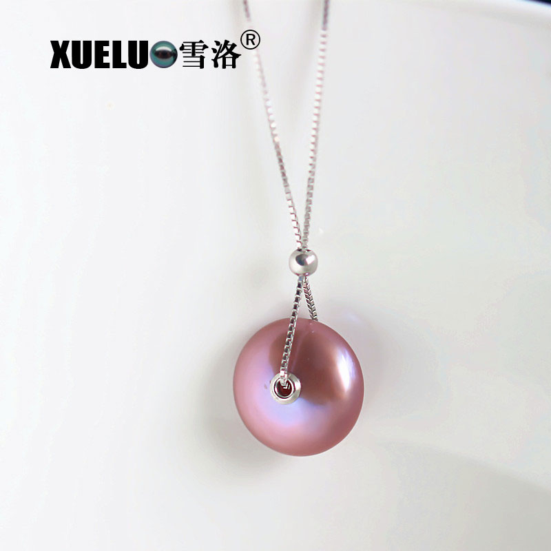 Charming Jewelry Fashion Coin Natural Freshwater Pearl Necklace (XL120040) 