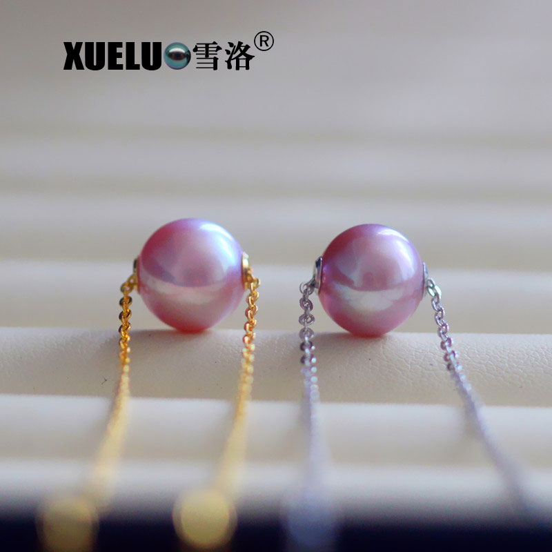 Sterling Silver Fashion Jewelry Natural Cultured Fresh Water Pearl Necklace (XL120046) 