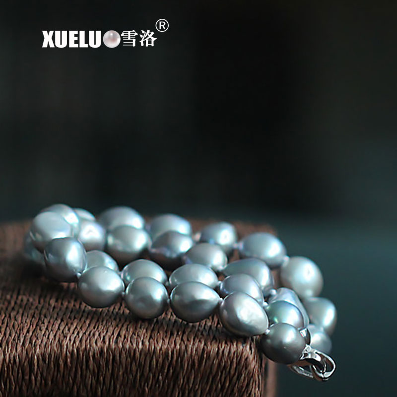 12-13mm AAA Quality Large Baroque Freshwater Pearl Necklace（XL120095）