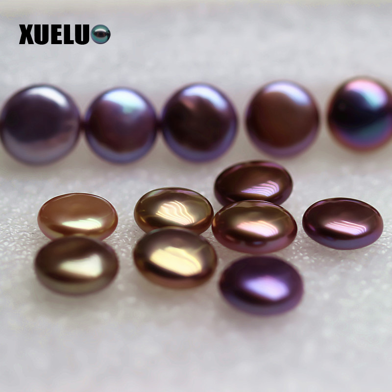 Big Coin Baroque Colorful Freshwater Loose Pearl Beads(XL110002)