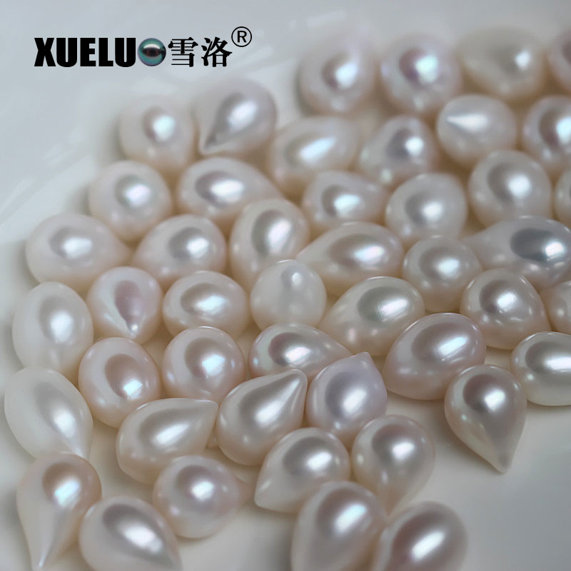  10-11mm Tear Drop Freshwater Loose Pearls Beads(XL110006)