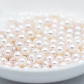 6mm AAAA White Natural Cultured Freshwater Pearls (XL110052)