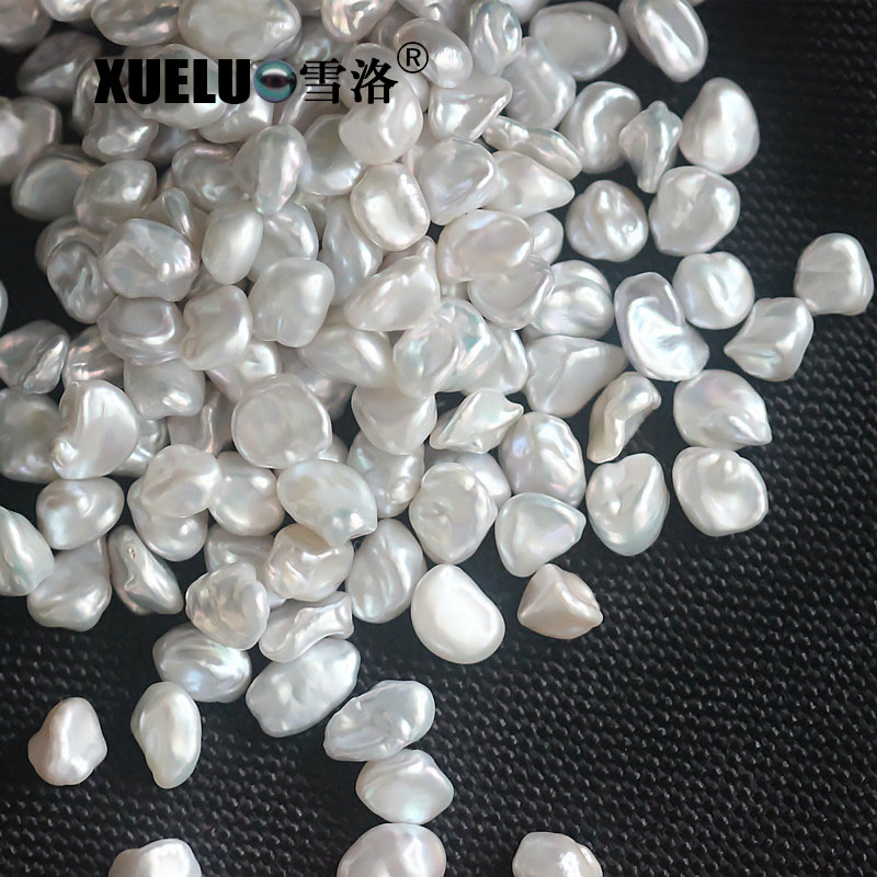 7-8mm Keshi Baroque White Freshwater Loose Pearls Beads(XL110032)