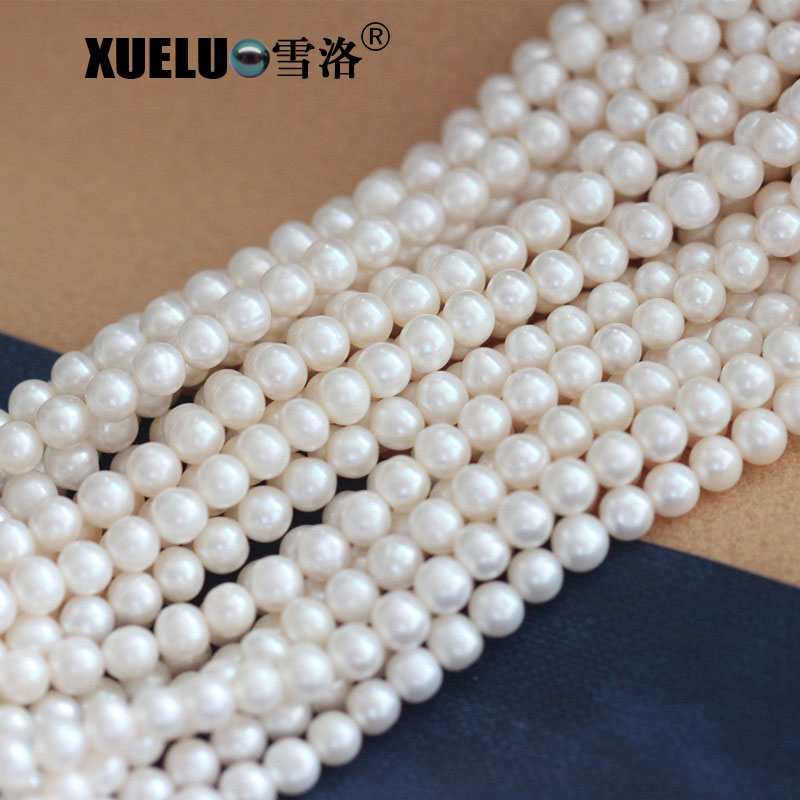 7-8mm Cheap Round Natural Cultured Freshwater Pearl Strings Farm (XL180017)